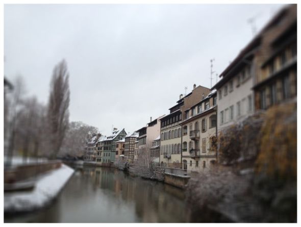 l'Alsazia il paese di natale da Aubernet a Strasburgo il fiume  ghiacciato foto di matilde gurrisi rossella farinotti labrouge