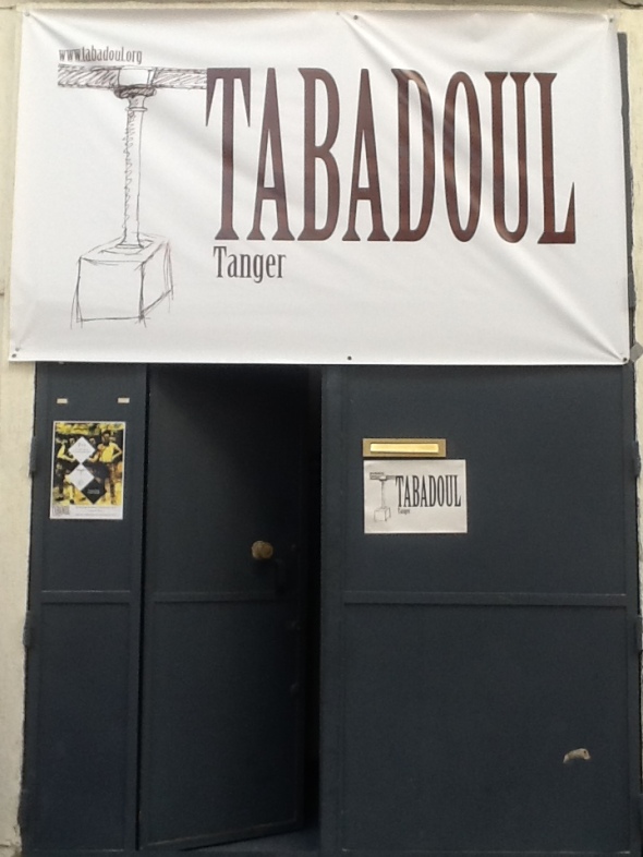 spazio Tabadoul 2 e mezzo in mostra Berra Zinesi a Tangeri spazio Tabadoul scambio labrouge