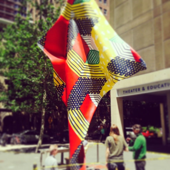 ynka shonibare work in progress @ Mca Chicago 3 wind sculptures Chicago labrouge