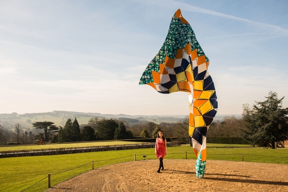Sunny weather in Yorkshire Sculpture Park & Yinka Shonibare's new sculptures